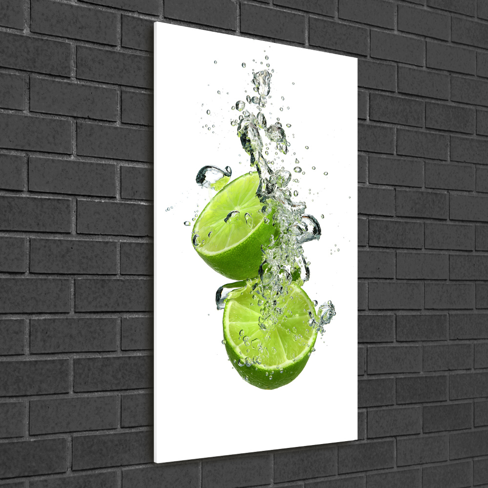 Acrylic wall art Lime