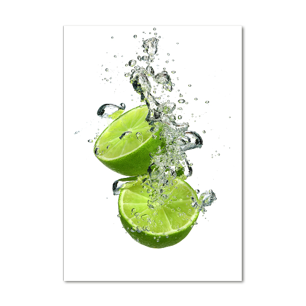 Acrylic wall art Lime