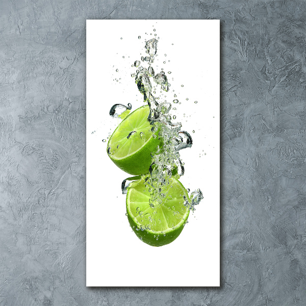 Acrylic wall art Lime