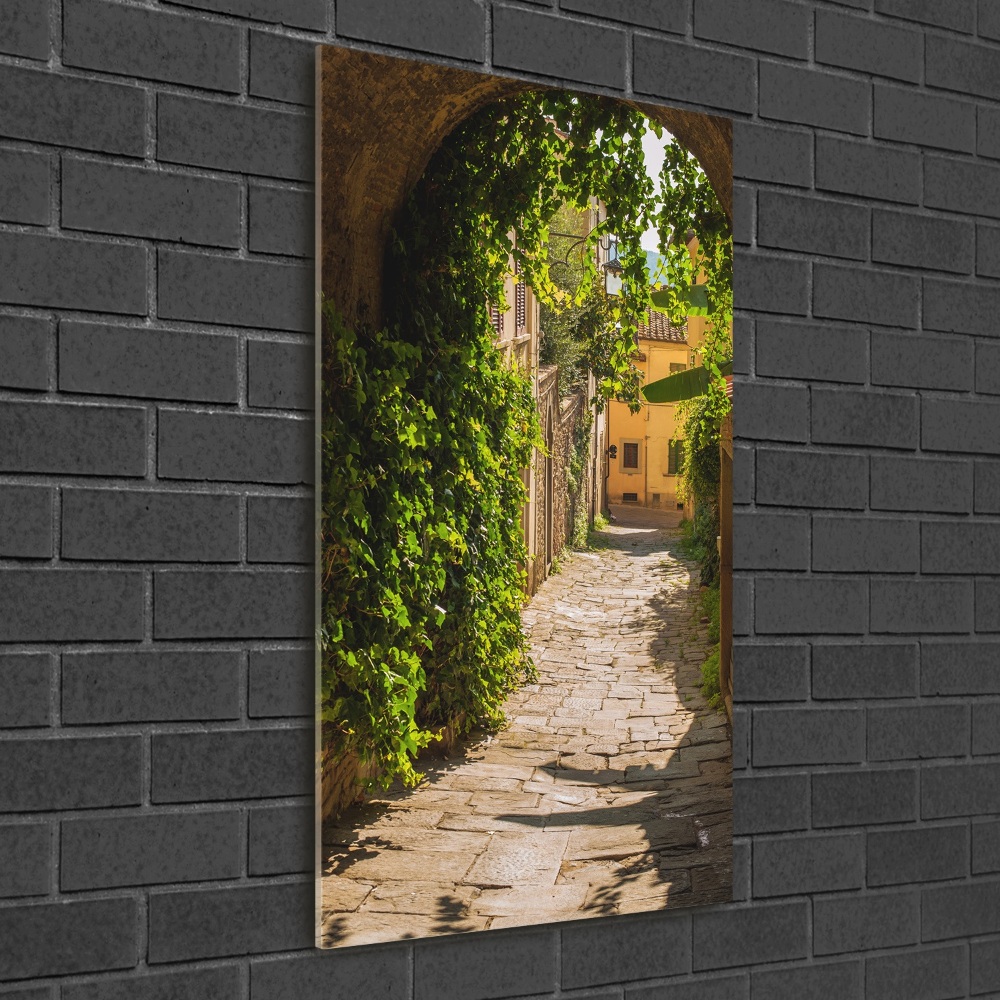 Acrylic print Italian streets