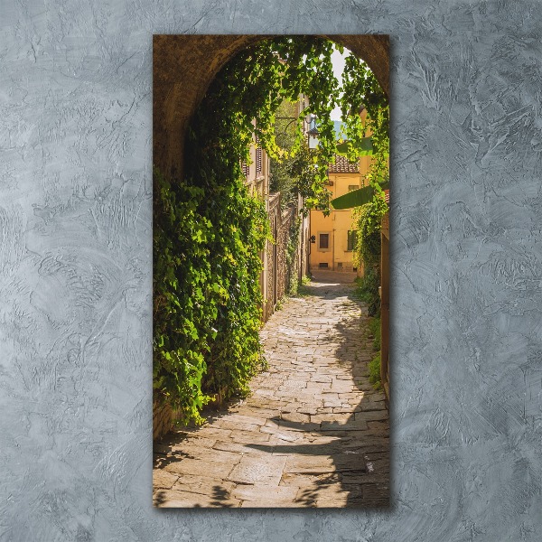 Acrylic print Italian streets