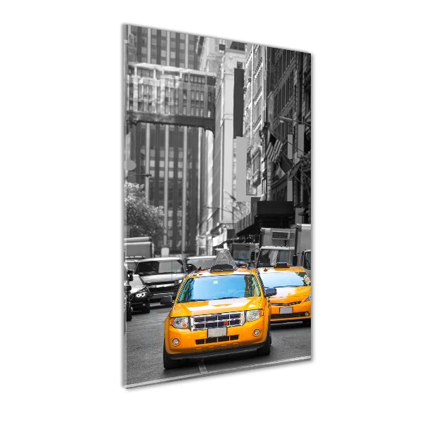 Print on acrylic glass New York taxis