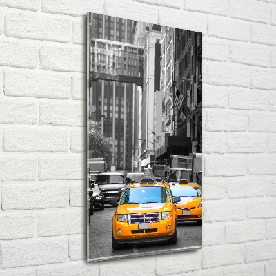 Print on acrylic glass New York taxis