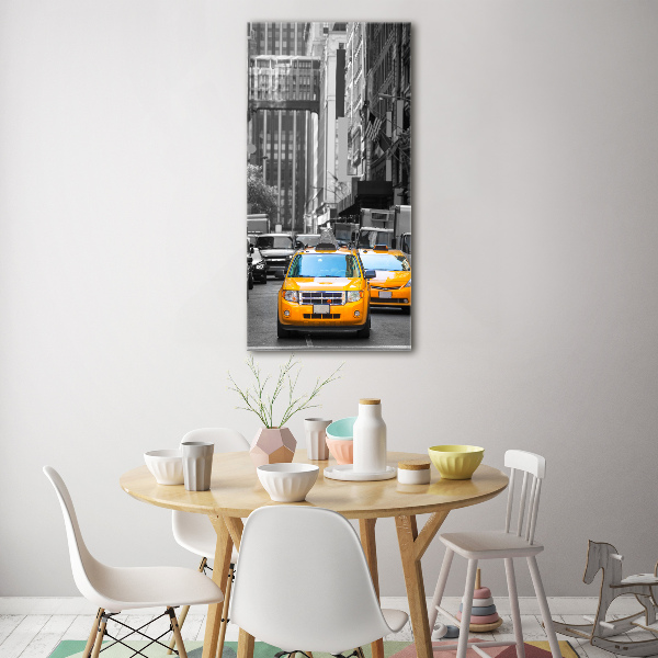 Print on acrylic glass New York taxis