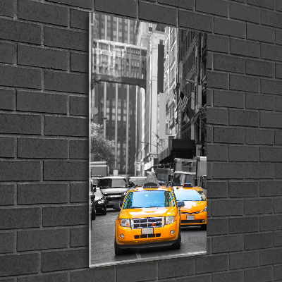 Print on acrylic glass New York taxis