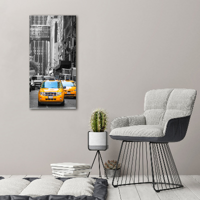 Print on acrylic glass New York taxis