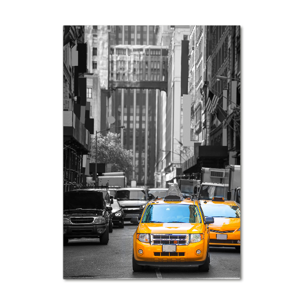 Print on acrylic glass New York taxis