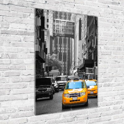 Print on acrylic glass New York taxis