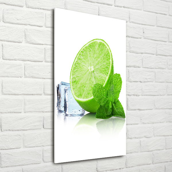 Print on acrylic Lime and ice