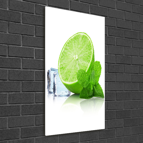 Print on acrylic Lime and ice