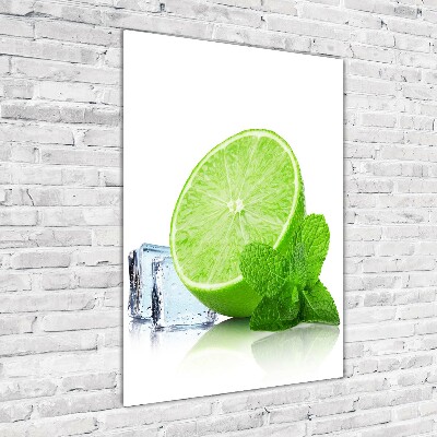 Print on acrylic Lime and ice