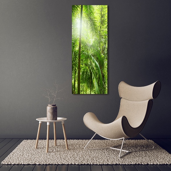 Acrylic wall art the rainforest