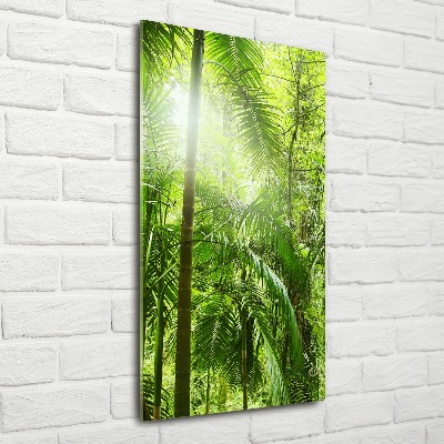 Acrylic wall art the rainforest