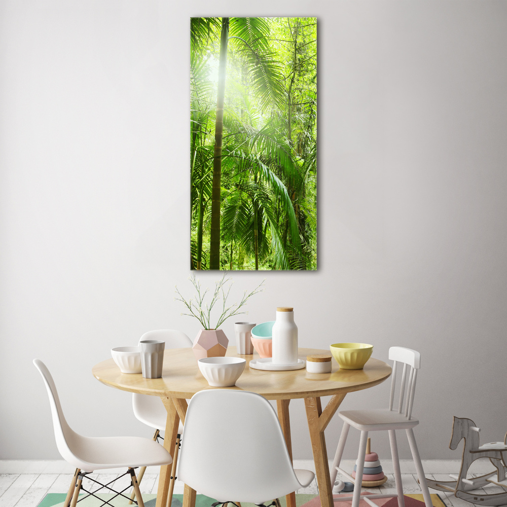 Acrylic wall art the rainforest