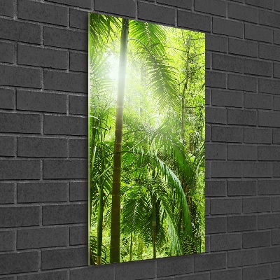 Acrylic wall art the rainforest