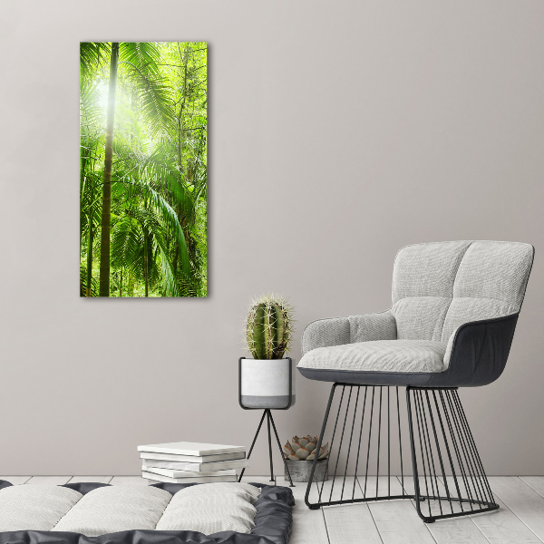 Acrylic wall art the rainforest