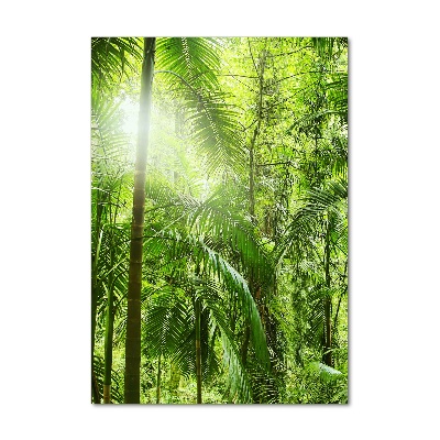 Acrylic wall art the rainforest