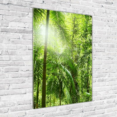 Acrylic wall art the rainforest