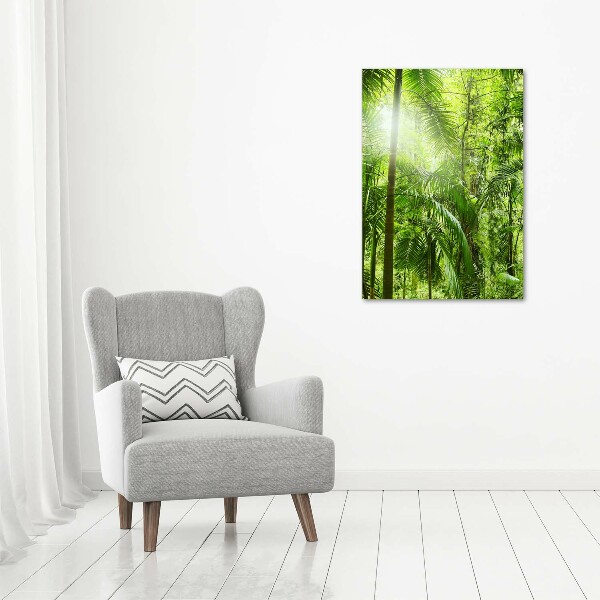 Acrylic wall art the rainforest