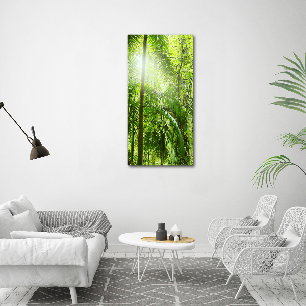 Acrylic wall art the rainforest