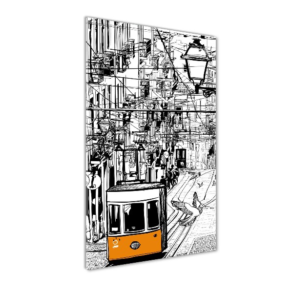 Print on acrylic Tram in Lisbon