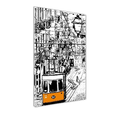 Print on acrylic Tram in Lisbon