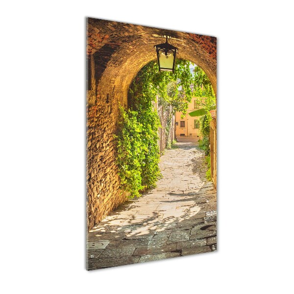 Acrylic print Italian streets