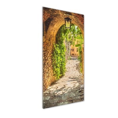 Acrylic print Italian streets