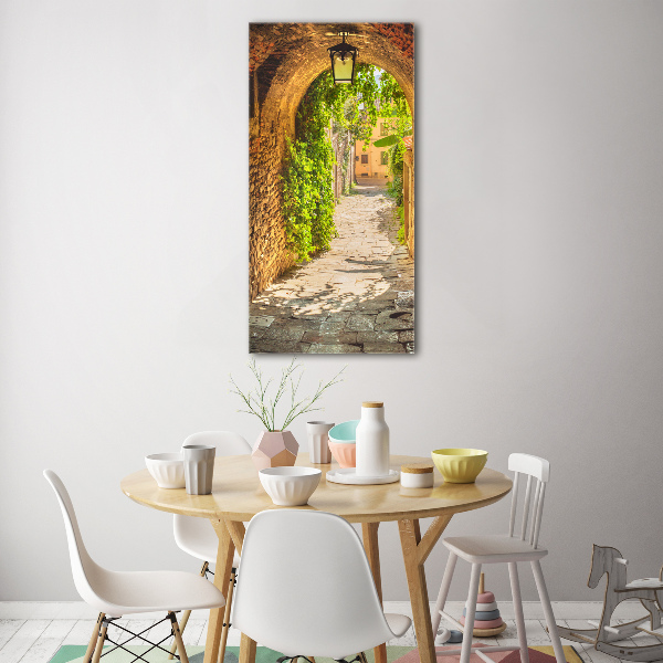 Acrylic print Italian streets