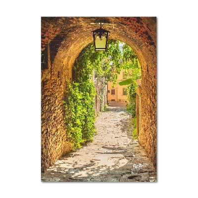 Acrylic print Italian streets