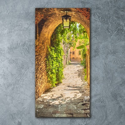 Acrylic print Italian streets