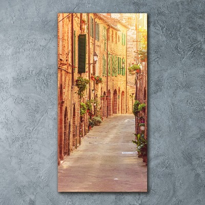 Acrylic print Italian streets