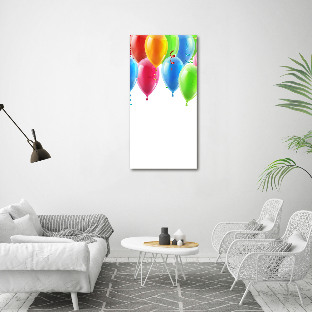 Print on acrylic Colorful balloons