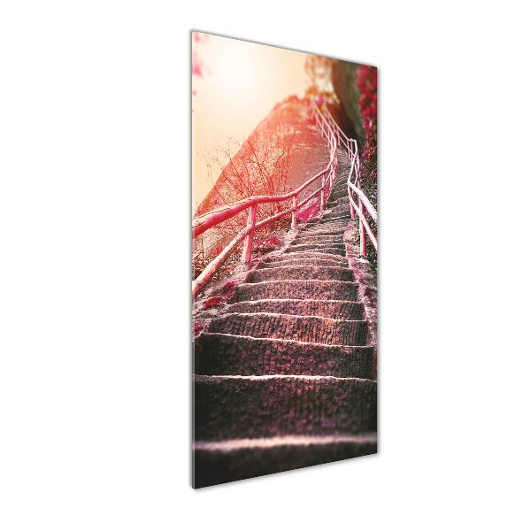 Print on acrylic Stairs in the mountains