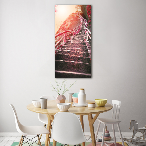 Print on acrylic Stairs in the mountains