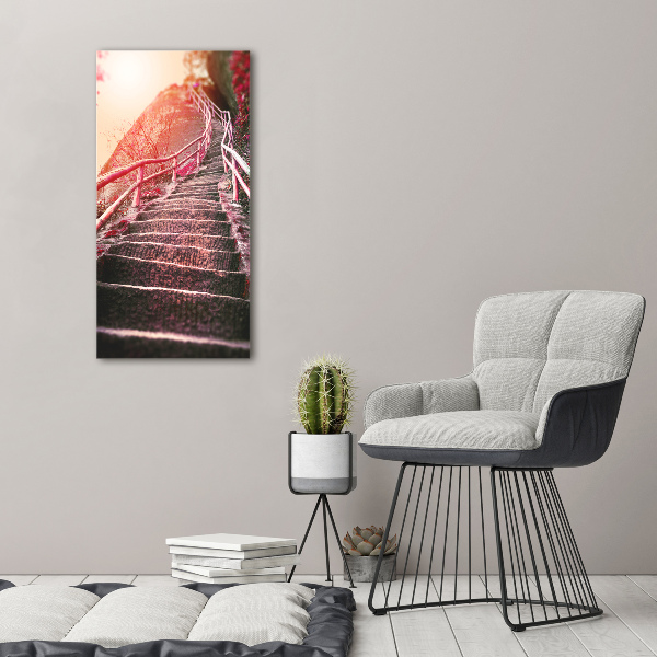 Print on acrylic Stairs in the mountains