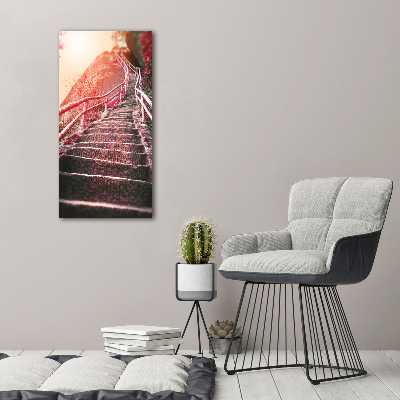 Print on acrylic Stairs in the mountains