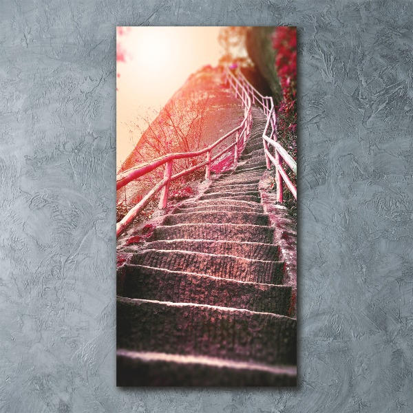 Print on acrylic Stairs in the mountains