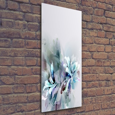 Print on acrylic Abstract flowers