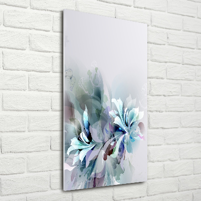 Print on acrylic Abstract flowers