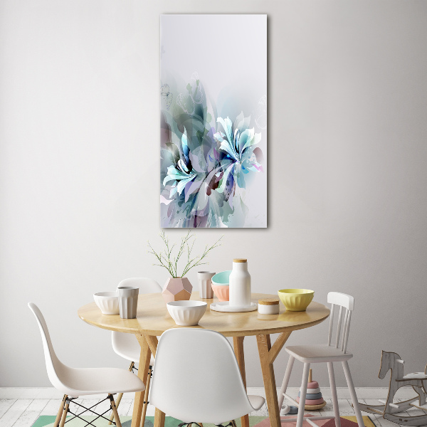 Print on acrylic Abstract flowers