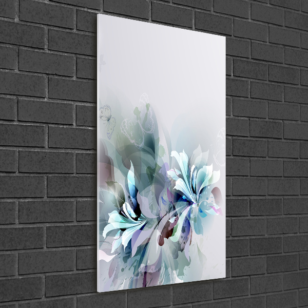 Print on acrylic Abstract flowers