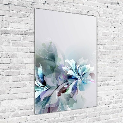 Print on acrylic Abstract flowers