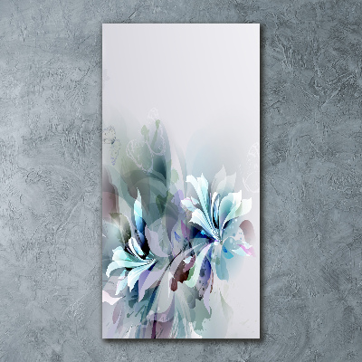 Print on acrylic Abstract flowers