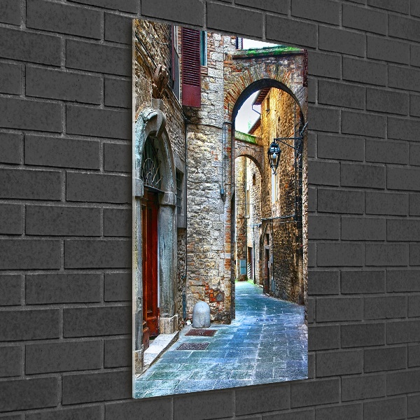 Print on acrylic Italian streets