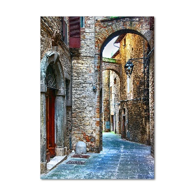 Print on acrylic Italian streets