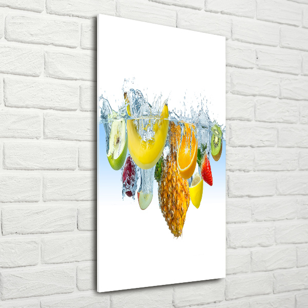 Print on acrylic Fruit underwater