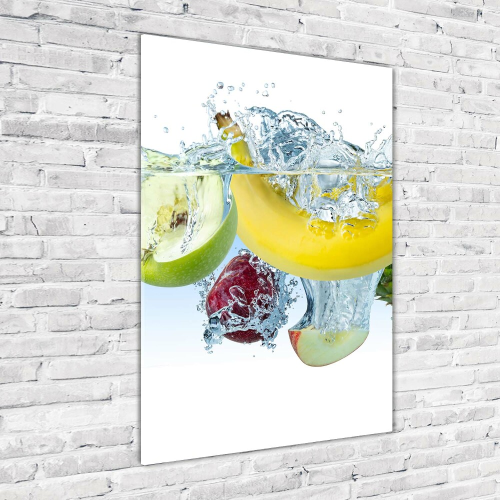 Print on acrylic Fruit underwater