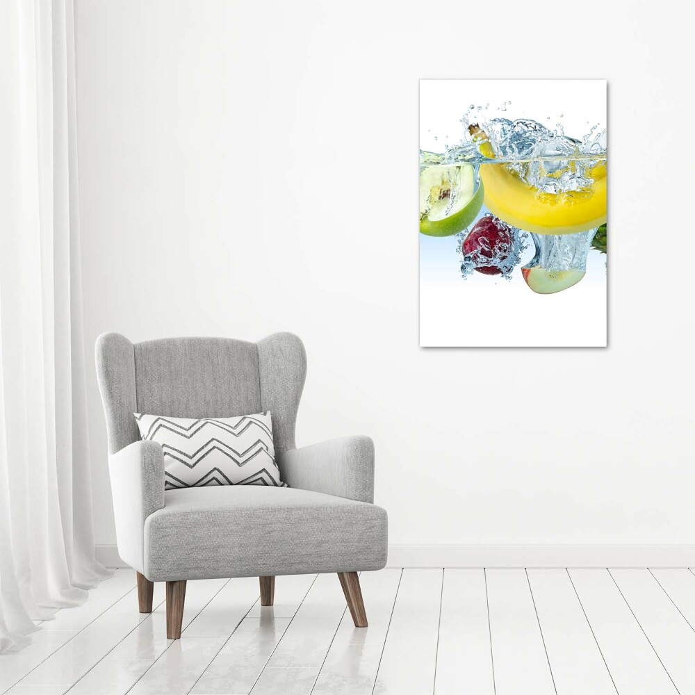 Print on acrylic Fruit underwater