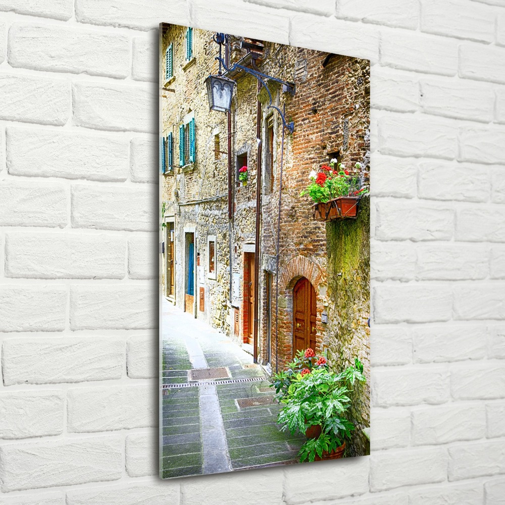 Print on acrylic Italian streets